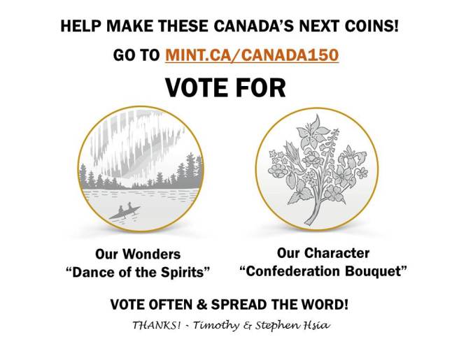 Vote for our Coins!